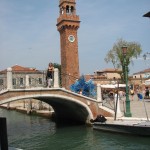 Murano, XIX-wieczna wieża zegarowa na Campo San Stefano