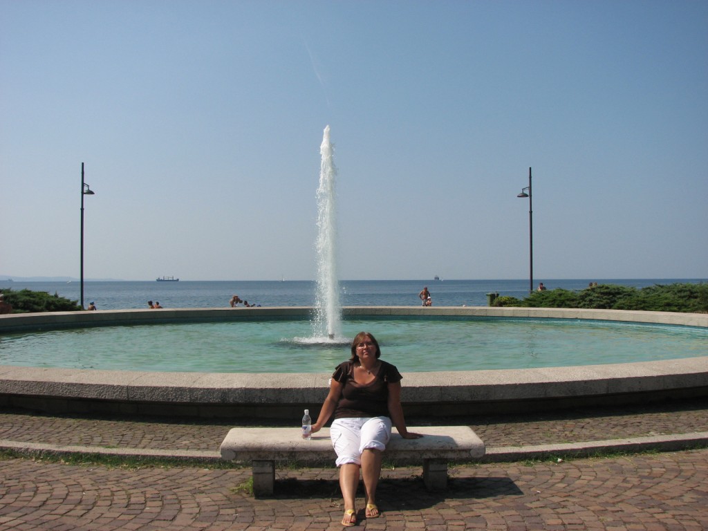 Triest, fontanna przy Piazzale Biagio Marin