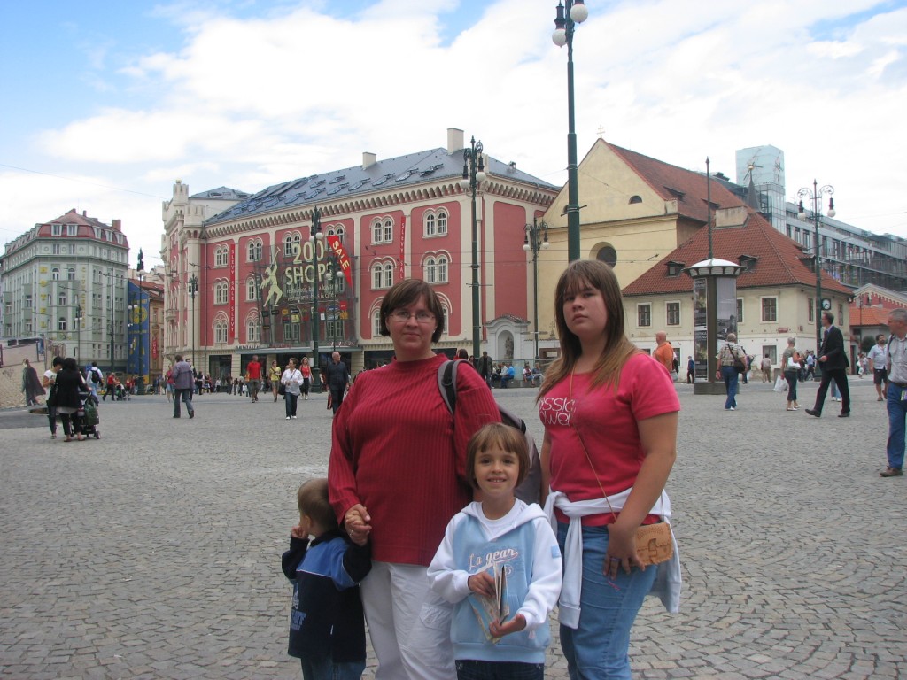Praga, na Placu Republiki