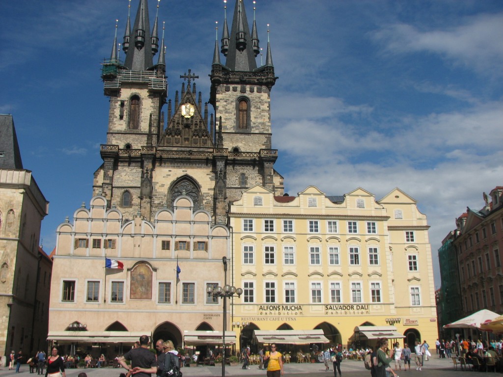 Praga, kościół Najświętszej Marii Panny przez Tynem na Placu Starego Miasta