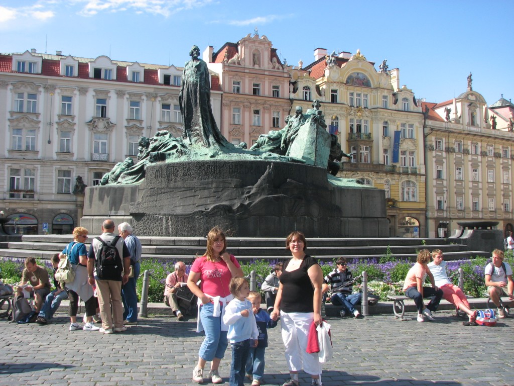 Praga, pomnik Jana Husa na Placu Starego Miasta