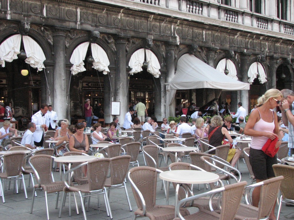 Wenecja. Restauracja na placu św.Marka