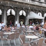 Wenecja. Restauracja na placu św.Marka