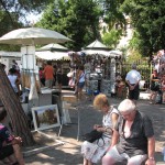 Wenecja, malarski marketplace przy Riva degli Schiavoni