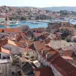 Trogir, panorama miasta z dzwonnicy katedry św.Wawrzyńca