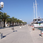 Trogir, nadmorski bulwar Riva