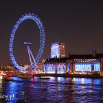 London Eye nocą