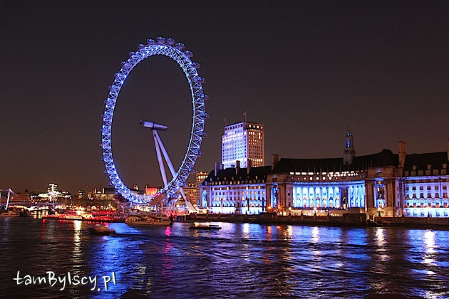 London Eye nocą