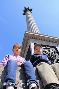 Londyn, Trafalgar Square, kolumna Nelsona