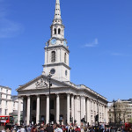 Londyn, Trafalgar Square, kościół St.Martin-in-the-Fields