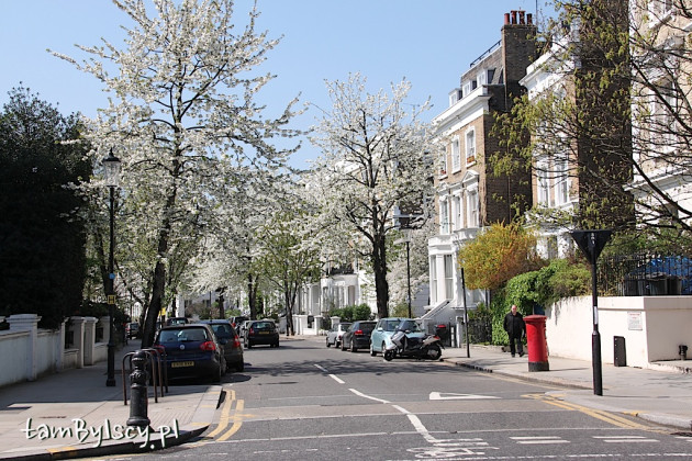 Reprezentacyjna zabudowa dzielnicy Notting Hill