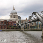 Katedra św.Pawła i Millennium Bridge