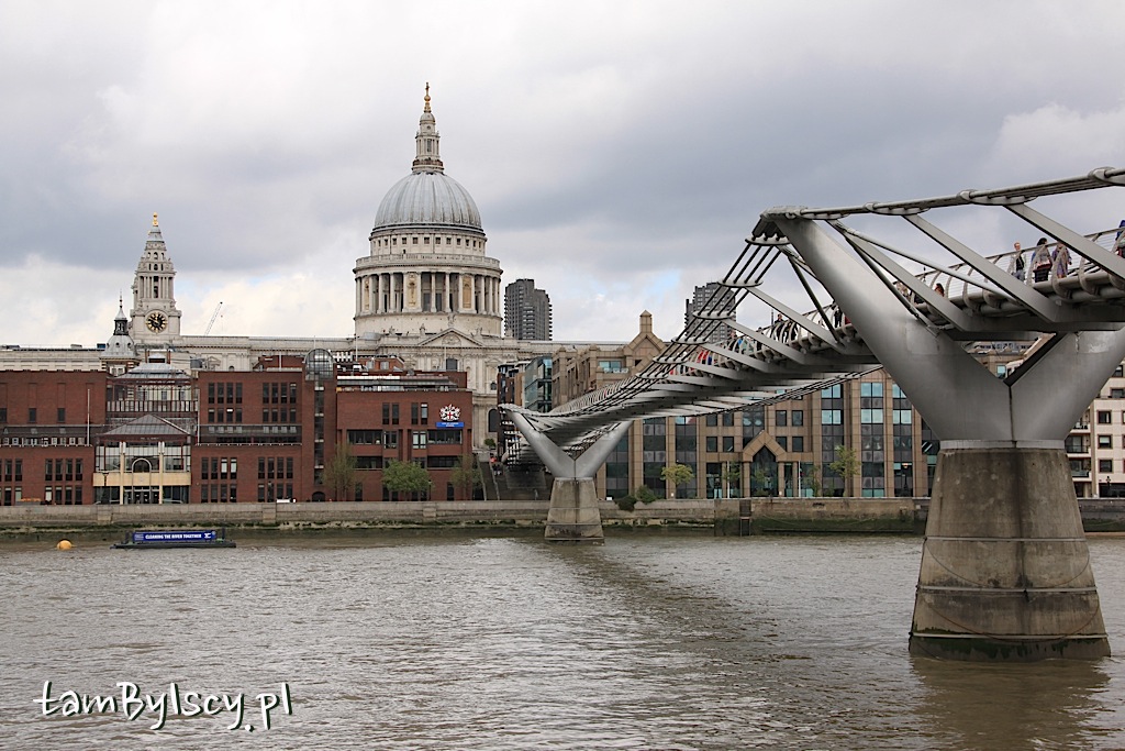 Katedra św.Pawła i Millennium Bridge