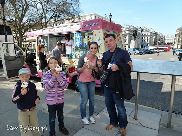 Londyn, lody na Waterloo Place