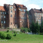 Spichlerze od strony Wisły