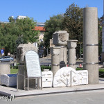 Banja Luka, pozostałości zburzonej cerkwi św.Trójcy