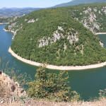 Najbardziej znany widok przełomu Vrbasu za elektrownią Bocac