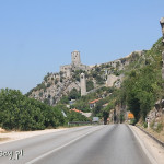 Pocitelj, miasto widziane z drogi