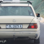 Albański Mercedes na drodze SH4