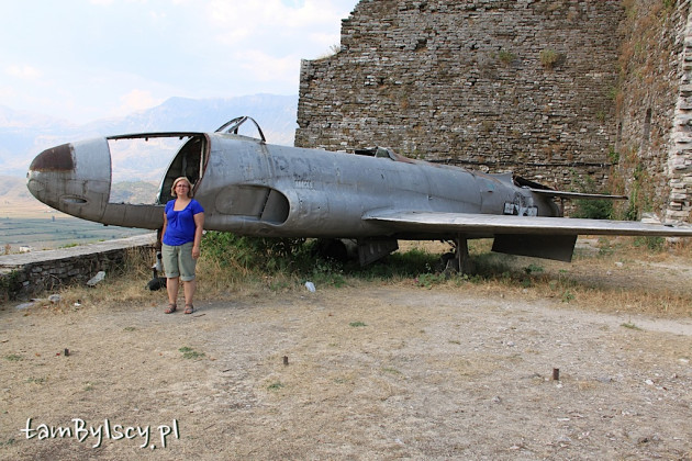 Gjirokastra, wrak amerykańskiego samolotu Lockheed T33