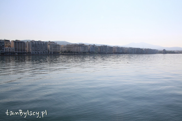 Saloniki, nadmorska panorama centrum miasta