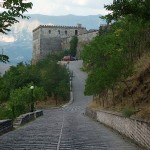 Gjirokastra, wejście do twierdzy