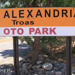 Parking przy ruinach Alexandrii Troas, niedaleko Dalyan