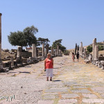 Bergama, starożytny Asklepiejon, święta ulica Via Tecta