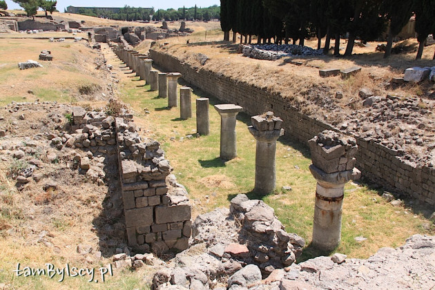 Bergama, starożytny Asklepiejon, południowa stoa (ulica)