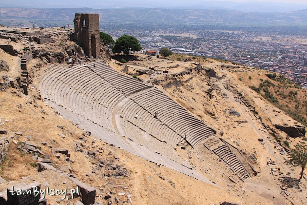 Bergama, starożytny Akropol, niezwykle widowiskowy teatr