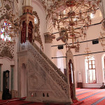 Izmir, minbar w meczecie Hisar Camii