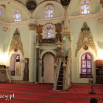 Izmir, wnętrze (mihrab, minbar) meczetu Kemeralti Camii