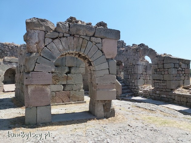 Bergama, starożytny Asklepiejon, budynek szpitalny