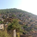 Kayaköy, panorama opuszczonego miasta