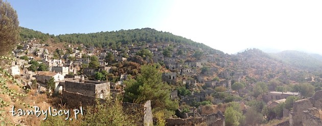 Kayaköy, panorama opuszczonego miasta