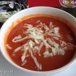 Pamukkale, pomidorowa çorba w restauracji