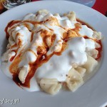 Pamukkale, tureckie manti w restauracji