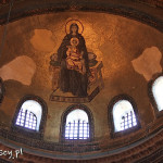 Stambuł, Hagia Sofia, mozaika z IX w. (odrestaurowana w XIV w.)