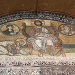 Stambuł, Hagia Sofia, mozaika z IX lub X w.