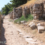 Ruiny Priene, mury obronne