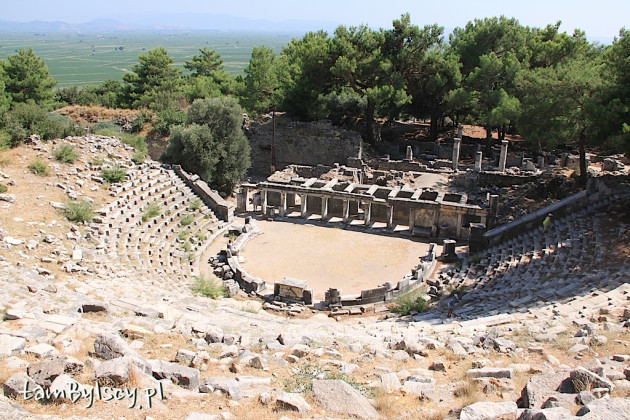 Ruiny Priene, grecki teatr