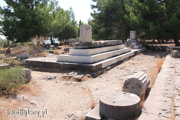 Ruiny Priene, sanktuarium Asklepiosa
