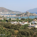 Bodrum, panorama miasta i zamku widziana z antycznego teatru