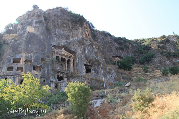 Fethiye, licyjskie skalne grobowce