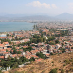 Fethiye, panorama miasta widoczna z twierdzy rycerzy zakonu Kawalerów Maltańskich