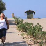 Patara, wejście na plażę