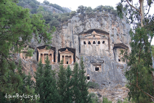 Dalyan, skalne licyjskie grobowce