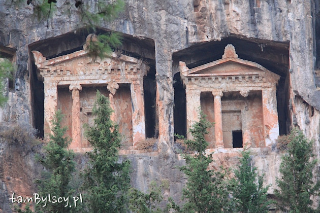 Dalyan, skalne licyjskie grobowce