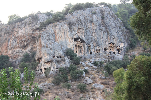 Dalyan, skalne licyjskie grobowce
