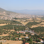 Panorama Milas widoczna z twierdzy w Beçin